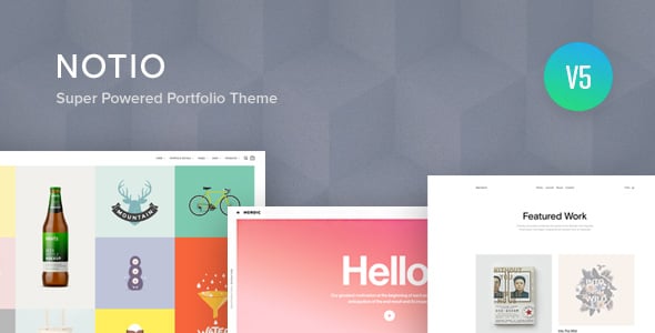 Notio - Creative Portfolio WordPress Theme Notio - Creative Portfolio WordPress Theme