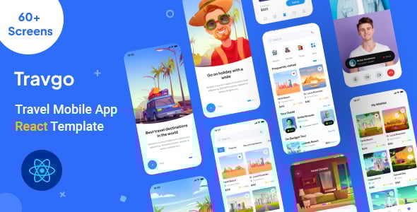 Travgo - Travel Mobile App React Next js Template Travgo - Travel Mobile App React Next js Template