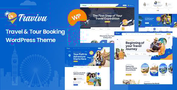 Travivu - Travel & Tour Booking WordPress Theme Travivu - Travel & Tour Booking WordPress Theme