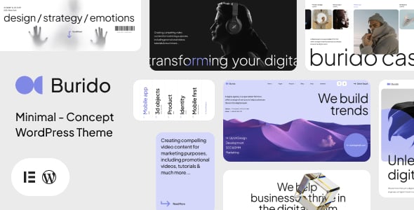Burido - Minimal Multipurpose WordPress Theme Burido - Minimal Multipurpose WordPress Theme
