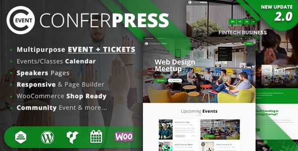 ConferPress - Multipurpose Event Tickets WordPress Theme ConferPress - Multipurpose Event Tickets WordPress Theme