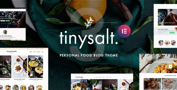 TinySalt - Personal Food Blog WordPress Theme TinySalt - Personal Food Blog WordPress Theme