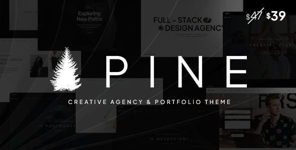 Pine - Creative Agency & Portfolio WordPress Theme Pine - Creative Agency & Portfolio WordPress Theme