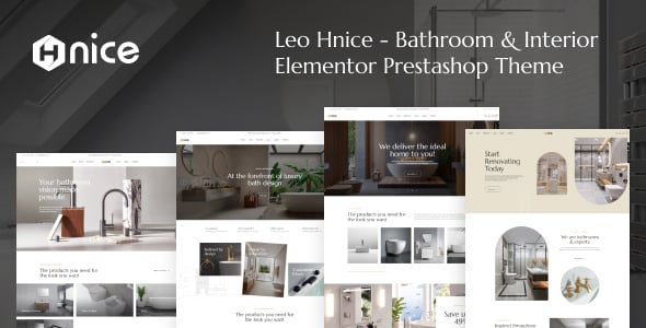 Leo Hnice - Bathroom & Interior Elementor Prestashop Theme Leo Hnice - Bathroom & Interior Elementor Prestashop Theme