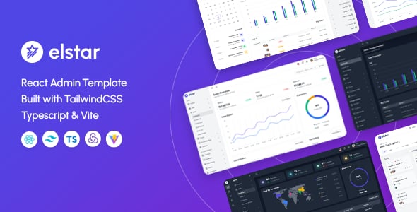 Elstar - React Admin Tailwind Template (React 19) Elstar - React Admin Tailwind Template (React 19)