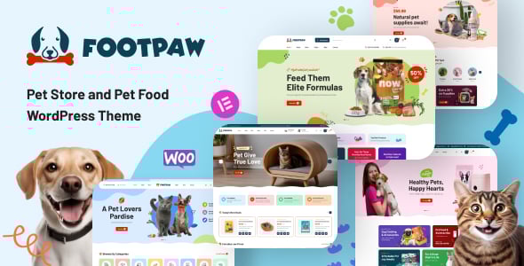 FootPaw - Pet Store WordPress Theme FootPaw - Pet Store WordPress Theme