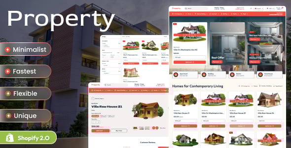 Property - Apartment Complex Shopify 2.0 Store