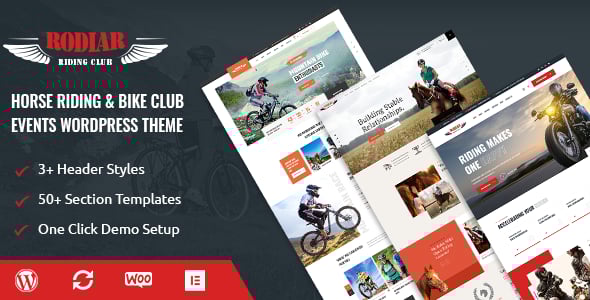 Rodiar - WordPress Theme for Rider's Club Rodiar - WordPress Theme for Rider's Club