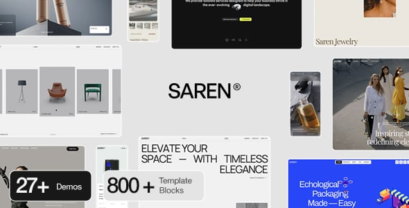 Saren - Multi-Concept WooCommerce WordPress Theme Saren - Multi-Concept WooCommerce WordPress Theme