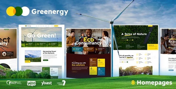 Greenergy - Ecology & Environment WordPress Theme Greenergy - Ecology & Environment WordPress Theme