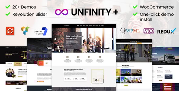 Unfinity - One Page WordPress Unfinity - One Page WordPress