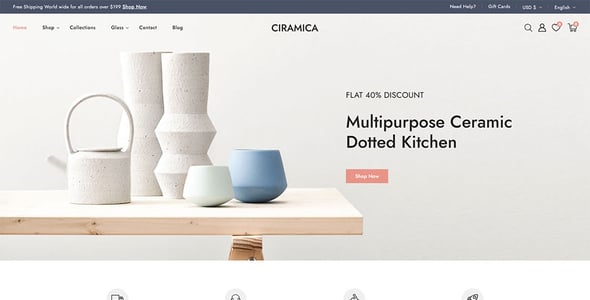 Ciramica - Ceramics and Pottery Store Shopify 2.0 Responsive Theme