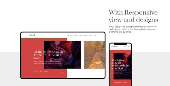 Shiveh | Adobe XD Website UI Kit Version 1.0