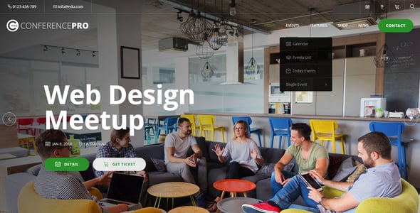 ConferPress - Multipurpose Event Tickets WordPress Theme