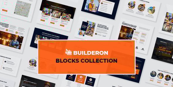 Builderon – Construction And Industry Elementor Template Kit