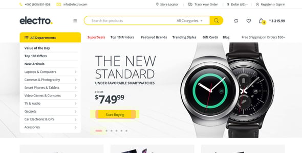 Electro Electronics Store WooCommerce Theme Electro Electronics Store WooCommerce Theme