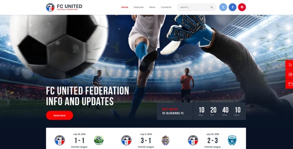 FC United | Football, Soccer & Sports WordPress Theme FC United | Football, Soccer & Sports WordPress Theme
