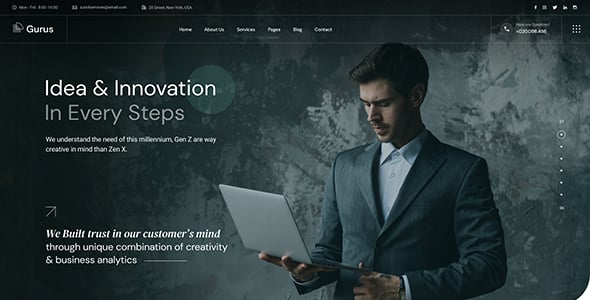 Gurus - Business Consulting WordPress Theme Gurus - Business Consulting WordPress Theme