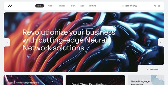 Neuros | AI Agency & Technology WordPress Theme Neuros | AI Agency & Technology WordPress Theme