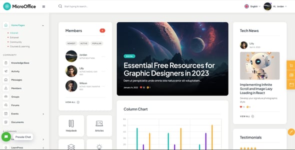 Micro Office | Extranet & Intranet WordPress Theme Micro Office | Extranet & Intranet WordPress Theme