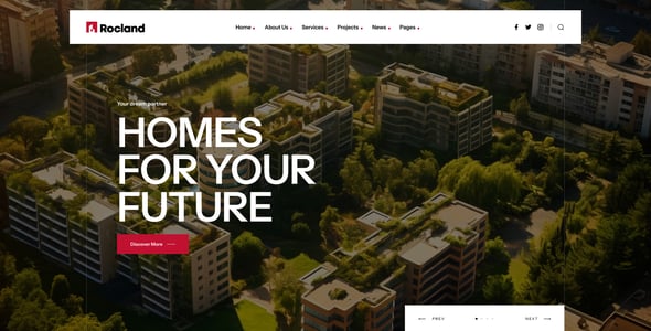 Rocland - Real Estate Group WordPress Theme