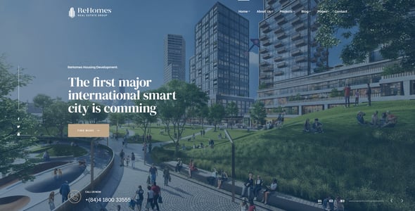 Rehomes - Real Estate Group WordPress Theme Rehomes - Real Estate Group WordPress Theme