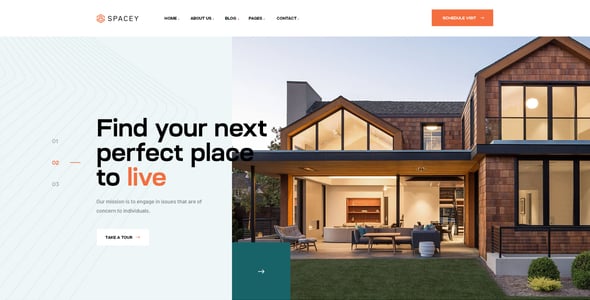 Spacey - Single Property WordPress Theme