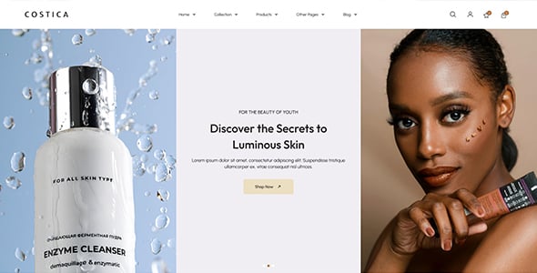 Costica - Beauty & Cosmetics Shopify Theme
