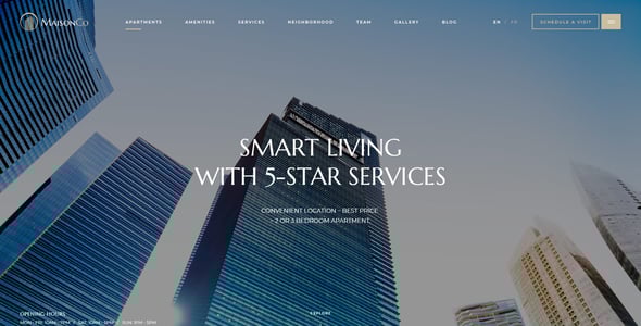 MaisonCo - Single Property WordPress Theme MaisonCo - Single Property WordPress Theme