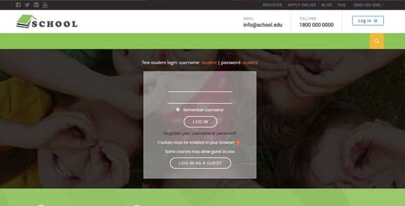 School - Exclusive Moodle Theme