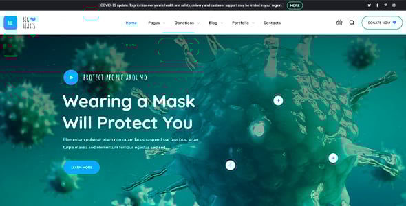 BigHearts - Charity & Donation WordPress Theme BigHearts - Charity & Donation WordPress Theme