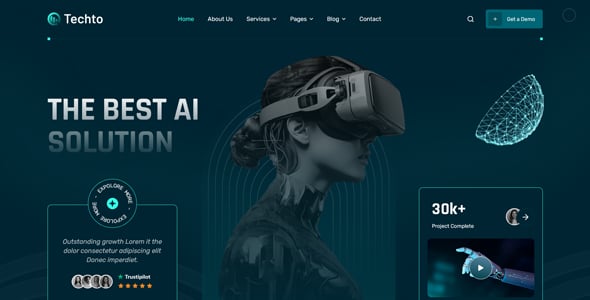 Techto – Business & IT Technology WordPress Theme