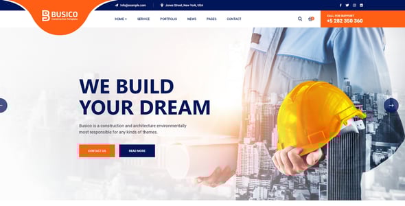 Busico - Construction & Architecture Xd Template.