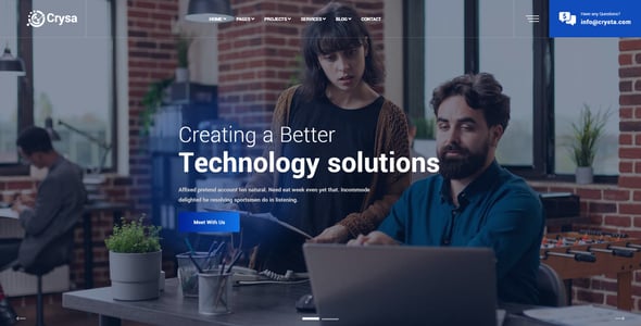 Crysa - IT Solutions XD Template