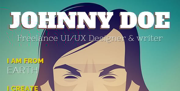 BookCard - 3D Folded vCard HTML Template