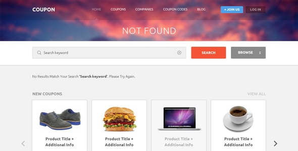 Coupon - Coupons and Promo Codes PSD Template