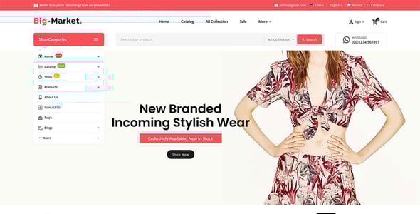 BigMarket - Shopify 2.0 Multi-Purpose Responsive Theme