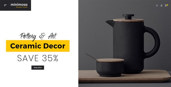 minimosa - Home Decor Art & Design Studio - OpenCart Multipurpose Theme