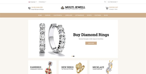 Multi Shop - OpenCart 2 & 3 Responsive Theme