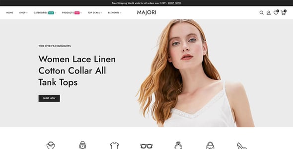 Majori - Minimal Fashion Store WordPress WooCommerce Theme Majori - Minimal Fashion Store WordPress WooCommerce Theme