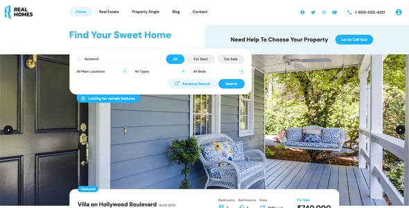 RH - Real Estate WordPress Theme RH - Real Estate WordPress Theme