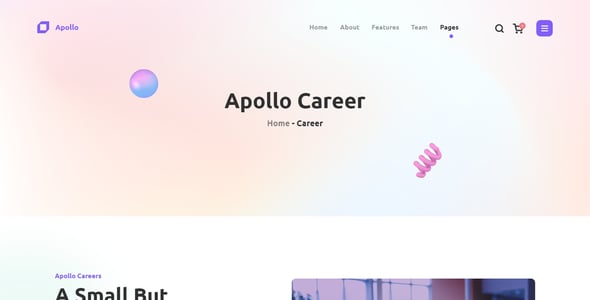 Apollo - Startup SaaS Template