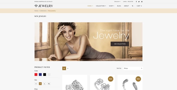 Jewelry Responsive Shopify Theme