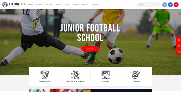 FC United | Football, Soccer & Sports WordPress Theme FC United | Football, Soccer & Sports WordPress Theme