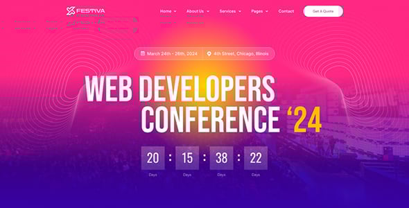 Festiva - Event & Conference WordPress Theme Festiva - Event & Conference WordPress Theme