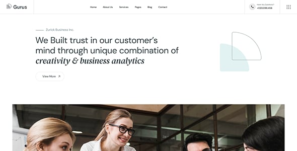 Gurus - Business Consulting WordPress Theme Gurus - Business Consulting WordPress Theme