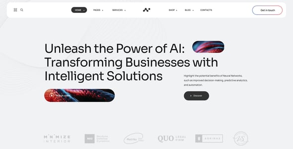 Neuros | AI Agency & Technology WordPress Theme Neuros | AI Agency & Technology WordPress Theme