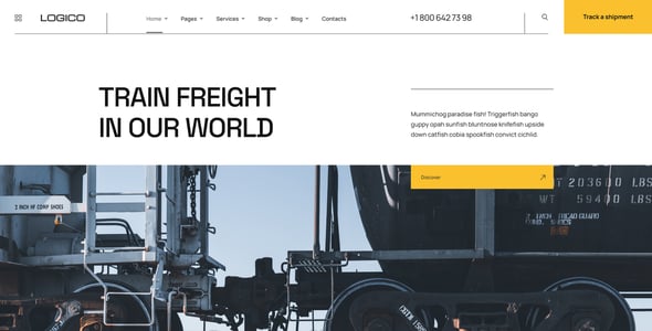 Logico | Transportation & Logistics WordPress Theme