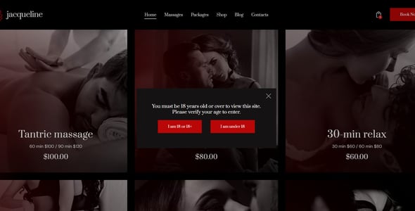 Jacqueline | Spa & Massage Salon Beauty Theme