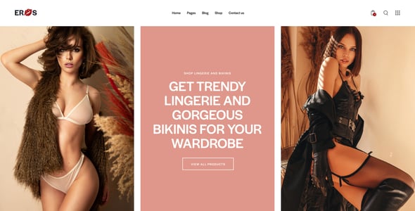 Eros - Sex Shop & Lingerie Store WordPress Theme